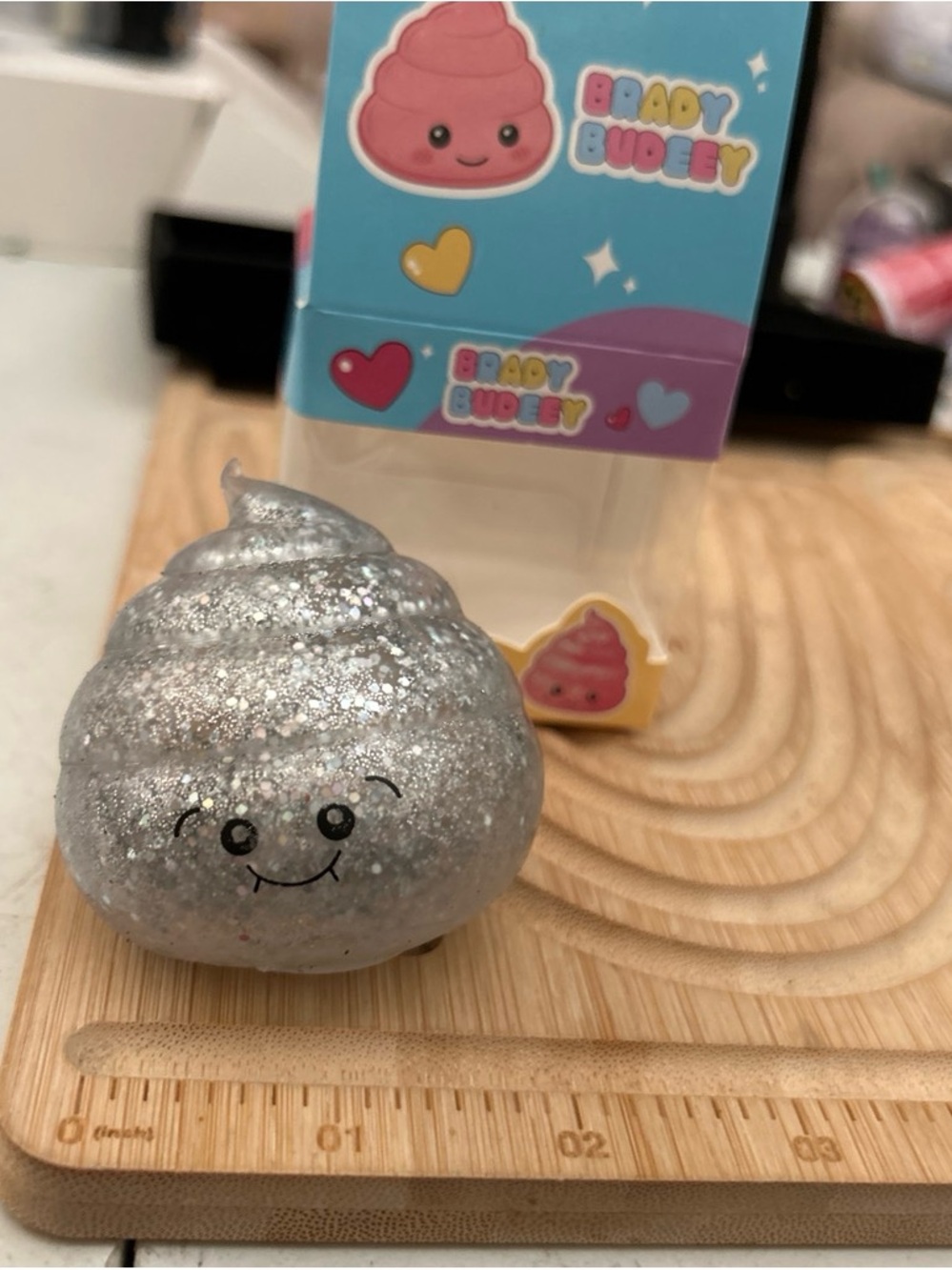 Cute glitter squishy